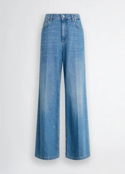 Liu Jo Jean évasé avec poches en crochet|Femme Jeans Patte D'Eph