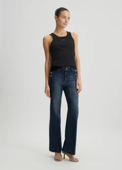 Liu Jo Jean évasé bottom up|Femme Jeans Patte D'Eph