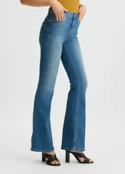 Liu Jo Jean évasé bottom up|Femme Jeans Patte D'Eph