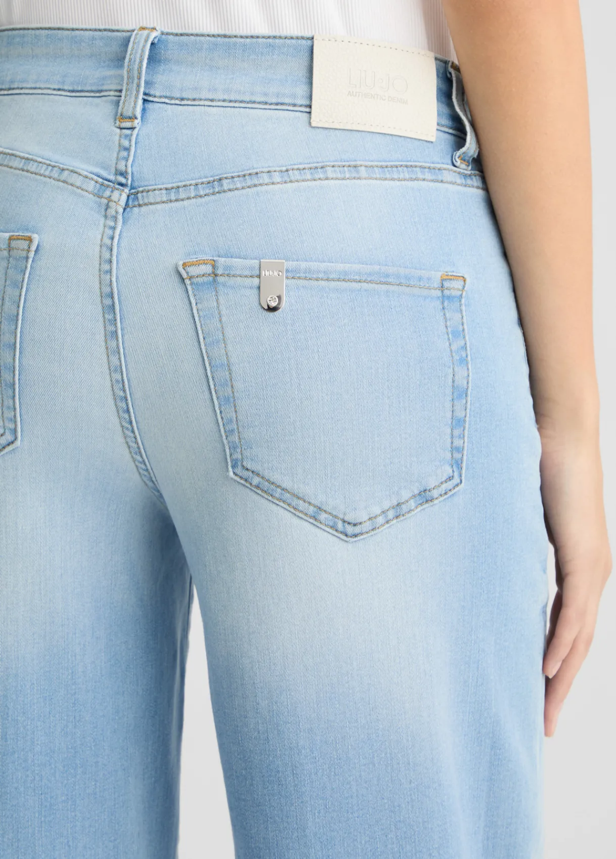 Liu Jo Jean évasé court|Femme Jeans Patte D'Eph