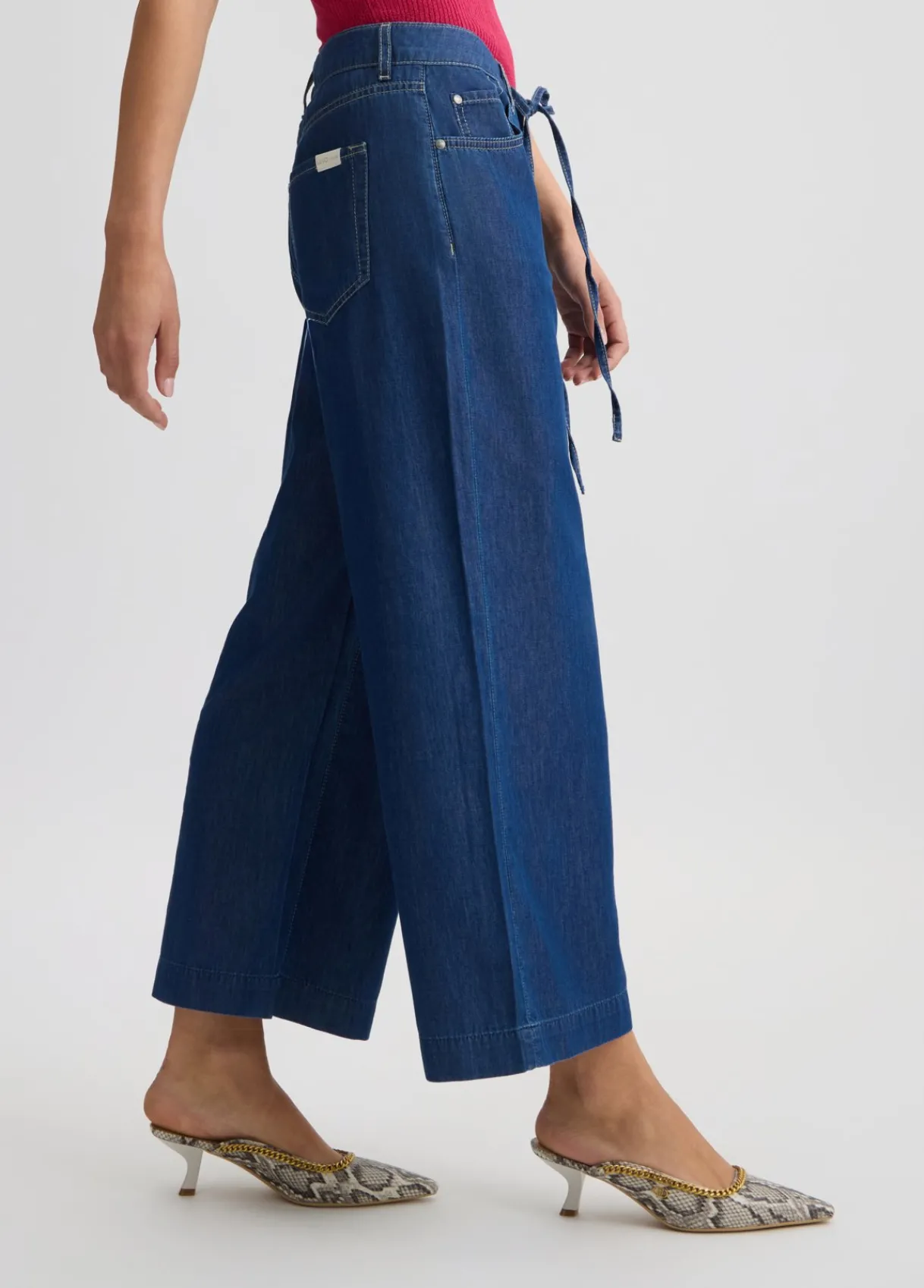 Liu Jo Jean évasé court|Femme Jeans Patte D'Eph