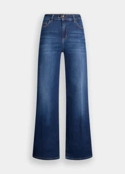 Liu Jo Jean évasé cropped avec ceinture|Femme Jeans Droit