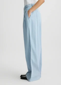 Liu Jo Jeans en denim à rayures craie|Femme Jeans Droit|Tailleurs
