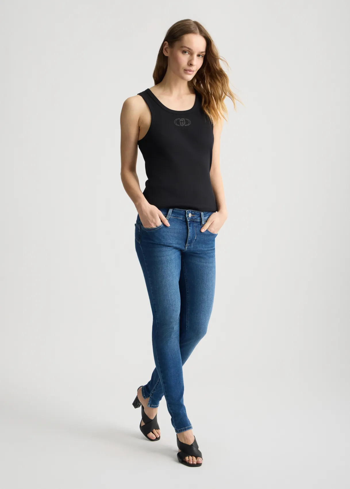 Liu Jo Jeans skinny bottom up|Femme Jeans Skinny