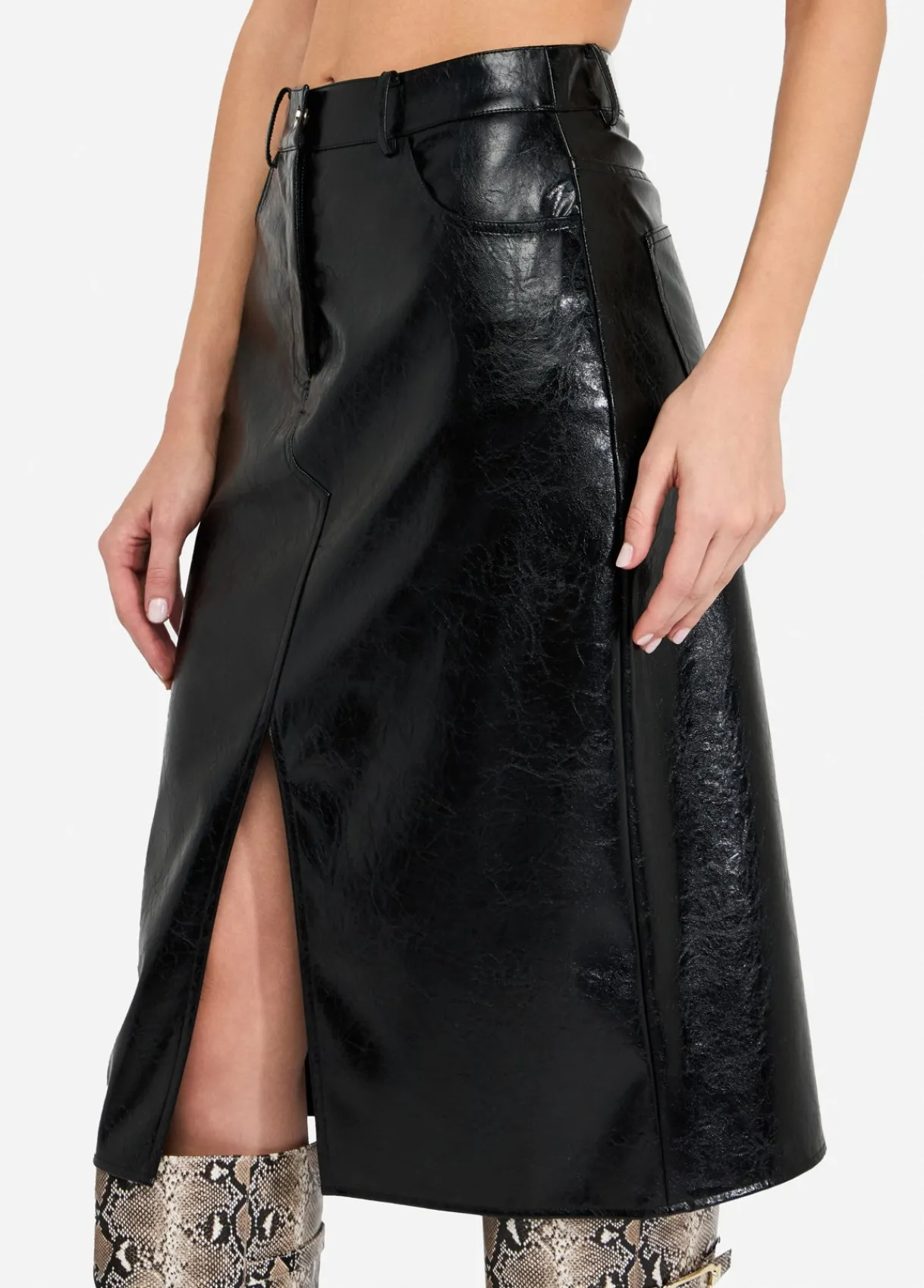 Liu Jo Jupe cinq poches glossy|Femme Jupes