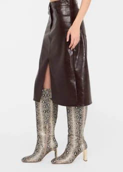 Liu Jo Jupe cinq poches glossy|Femme Jupes