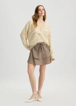 Liu Jo Jupe courte en taffetas|Femme Jupes