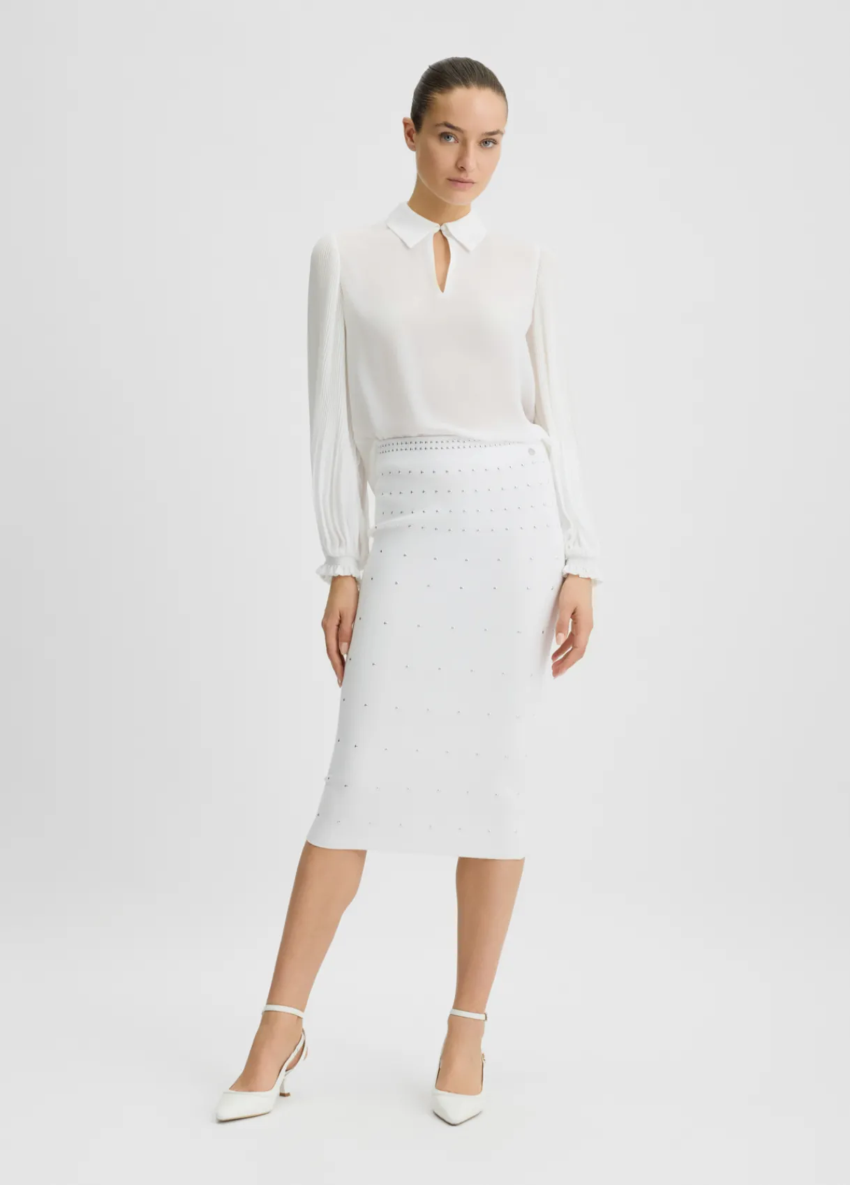 Liu Jo Jupe en maille avec clous|Femme Jupes