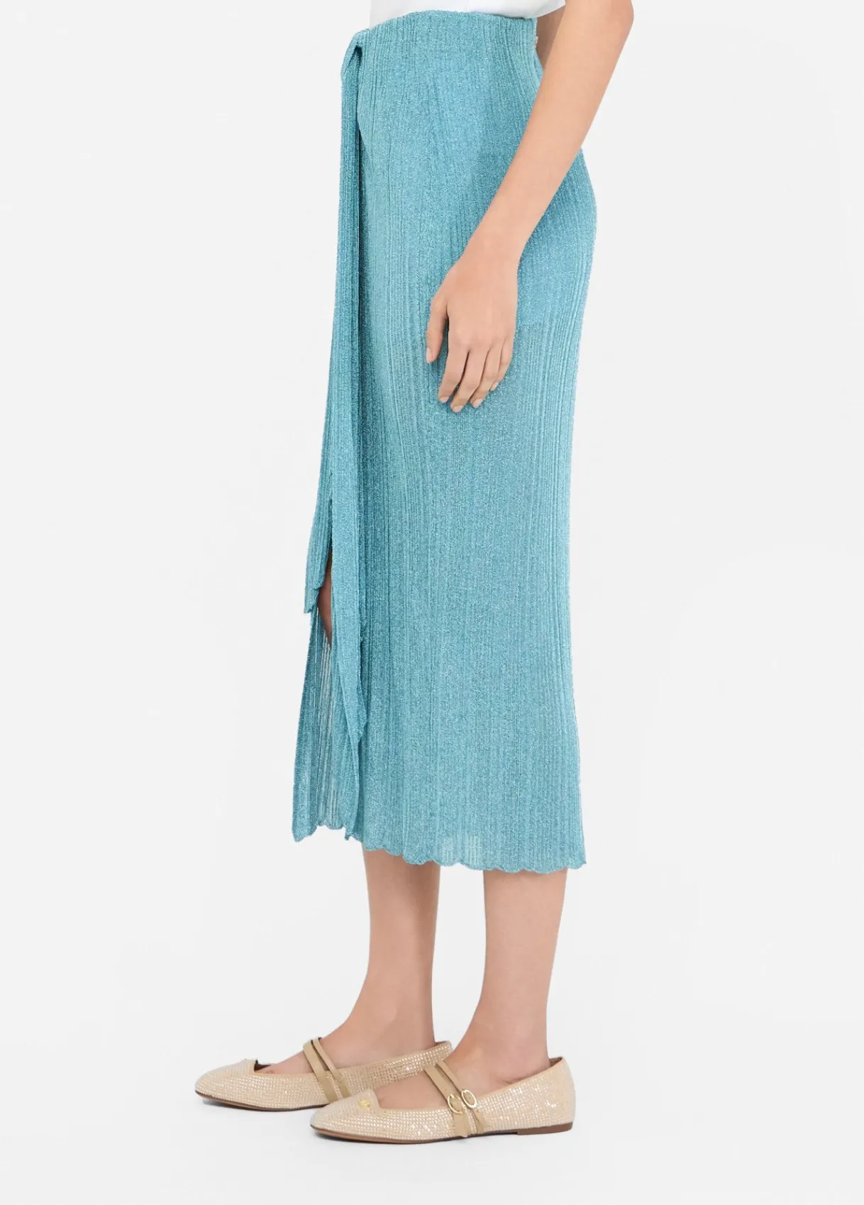Liu Jo Jupe en maille Lurex®|Femme Jupes|Mailles