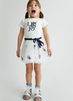 Liu Jo Jupe en tulle avec broderie|Enfant Pantalons & Jupes