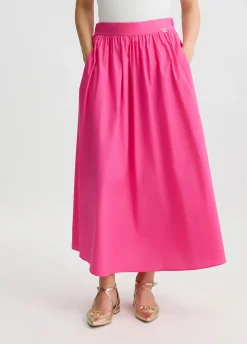 Liu Jo Jupe midi en popeline|Femme Jupes