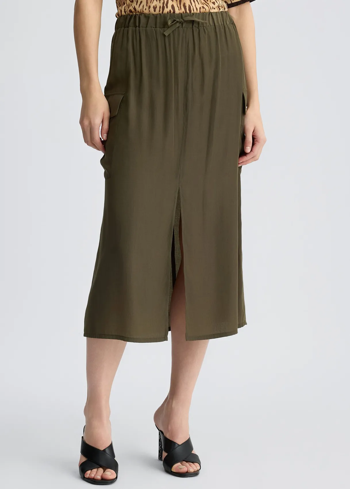 Liu Jo Jupe mi-longue cargo|Femme Mode Plage|Jupes