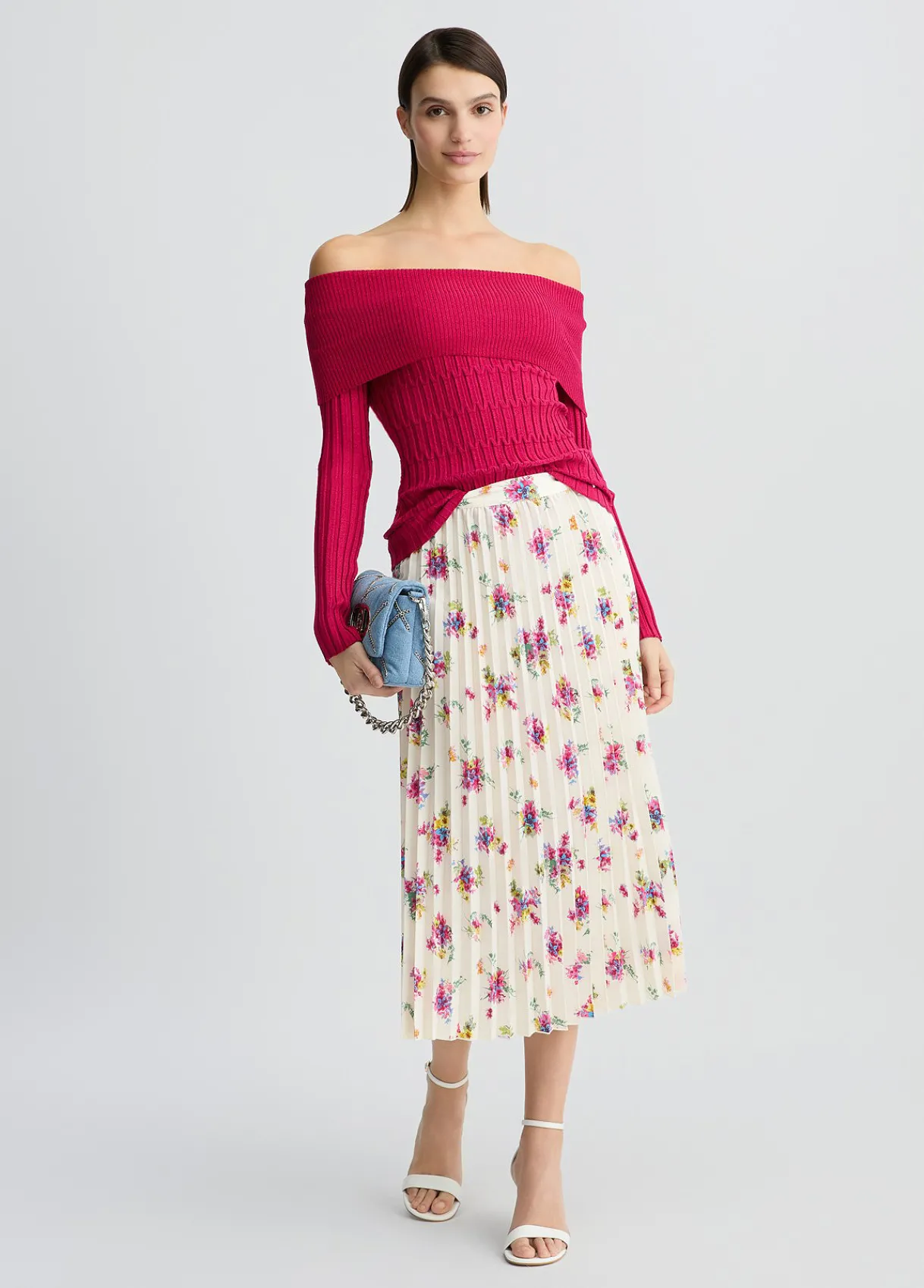 Liu Jo Jupe plissée à fleurs|Femme Jupes