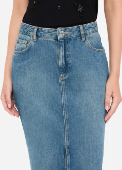 Liu Jo Jupe sirène en toile denim|Femme Jeans Patte D'Eph