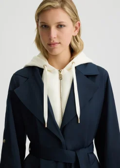 Liu Jo Manteau en coton mélangé|Femme Manteaux|Vêtements De Sport