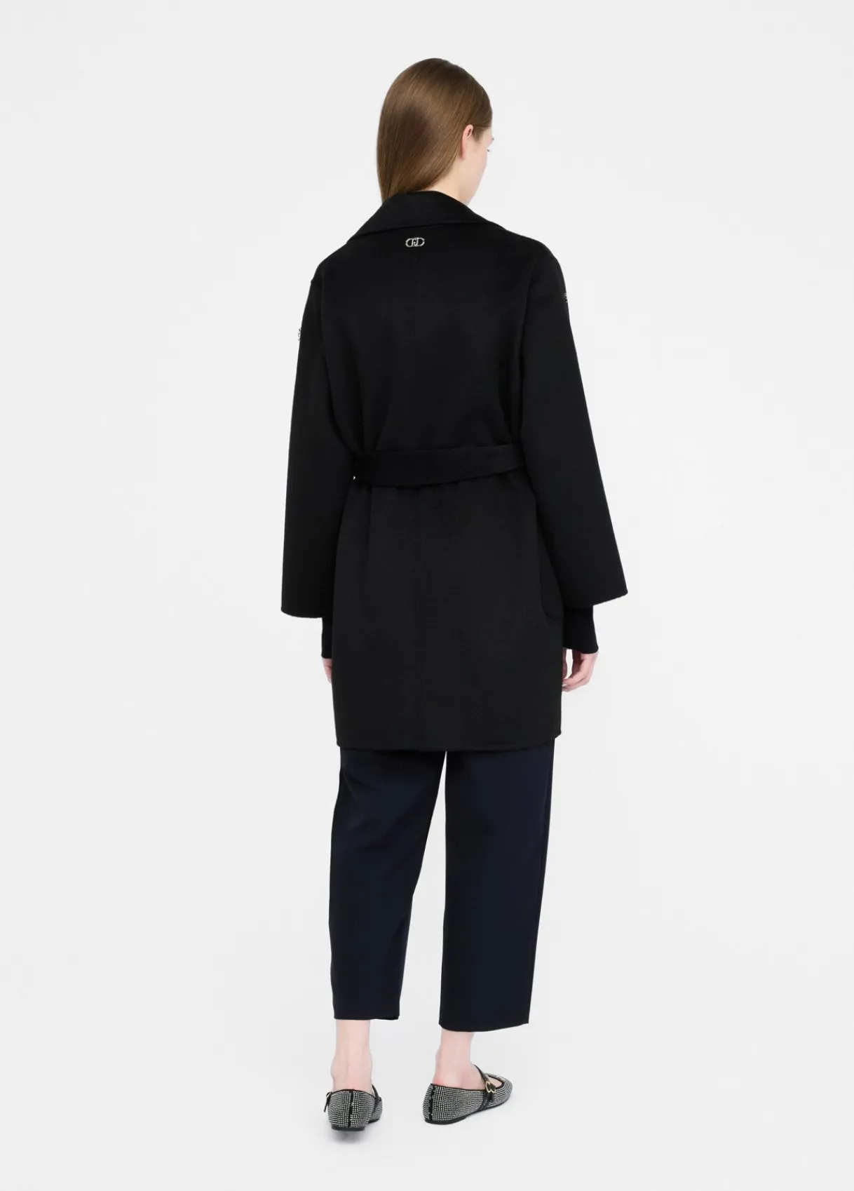 Liu Jo Manteau en laine avec broderies bijoux|Femme Manteaux