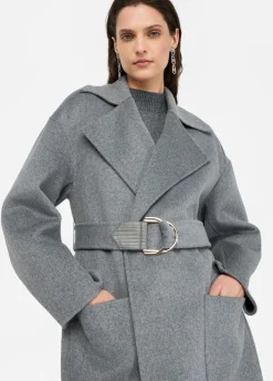 Liu Jo Manteau en laine avec ceinture|Femme Manteaux