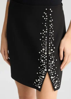 Liu Jo Mini jupe avec broderies bijoux|Femme Jupes
