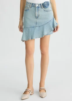 Liu Jo Minijupe en toile denim|Femme Jupes