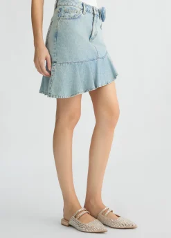 Liu Jo Minijupe en toile denim|Femme Jupes