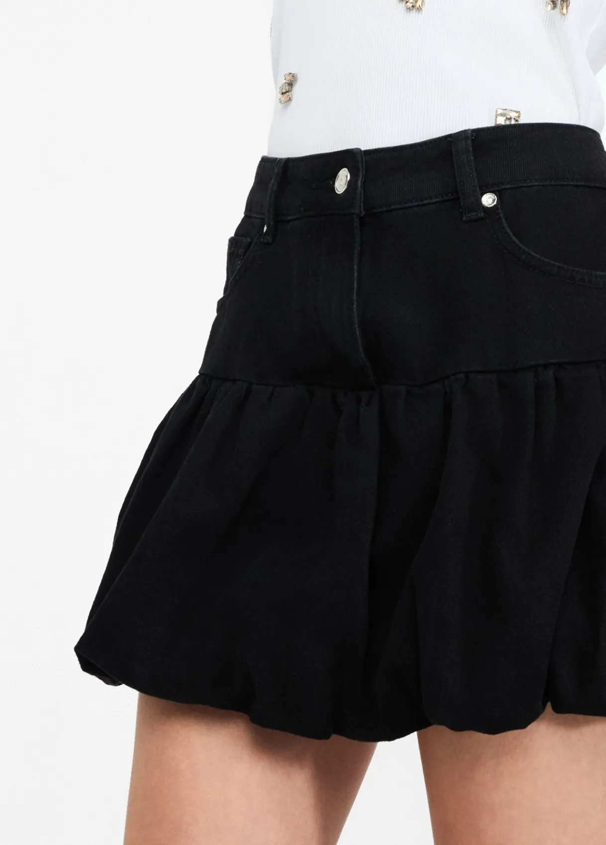 Liu Jo Minijupe en toile denim|Femme Jupes