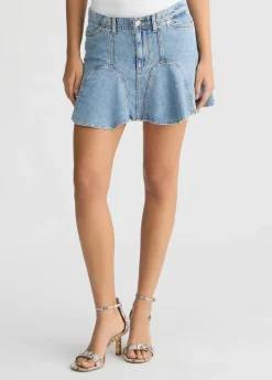 Liu Jo Minijupe en toile denim|Femme Jupes