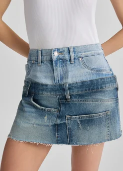 Liu Jo Minijupe en toile denim|Femme Jupes