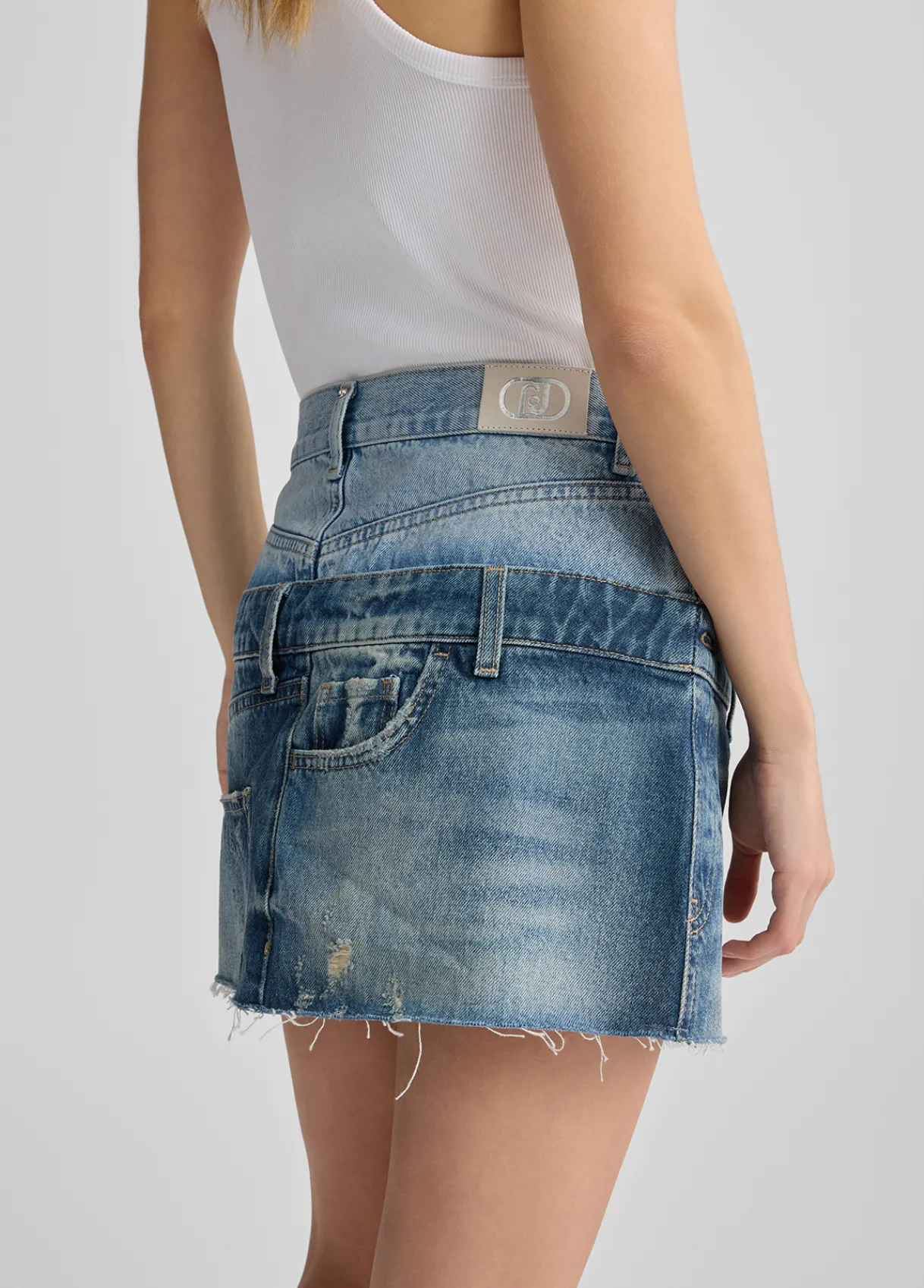 Liu Jo Minijupe en toile denim|Femme Jupes