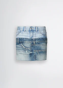 Liu Jo Minijupe en toile denim|Femme Jupes