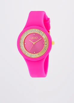 Liu Jo Montre en silicone avec brillants|Femme Montres