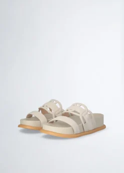 Liu Jo Mules avec maxi logo|Femme Mocassins