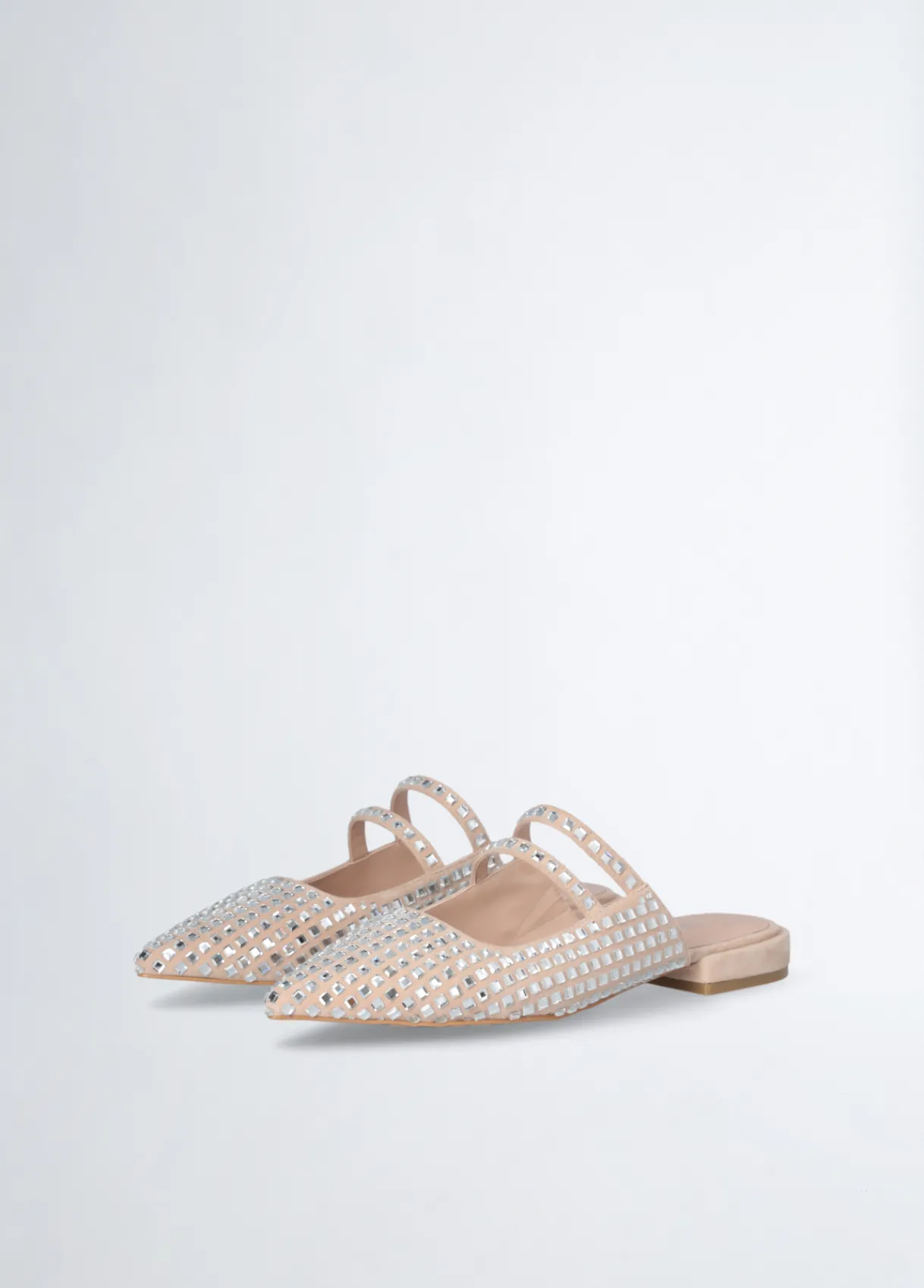 Liu Jo Mules avec strass|Femme Mocassins