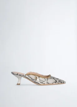 Liu Jo Mules imprimé python|Femme Escarpins