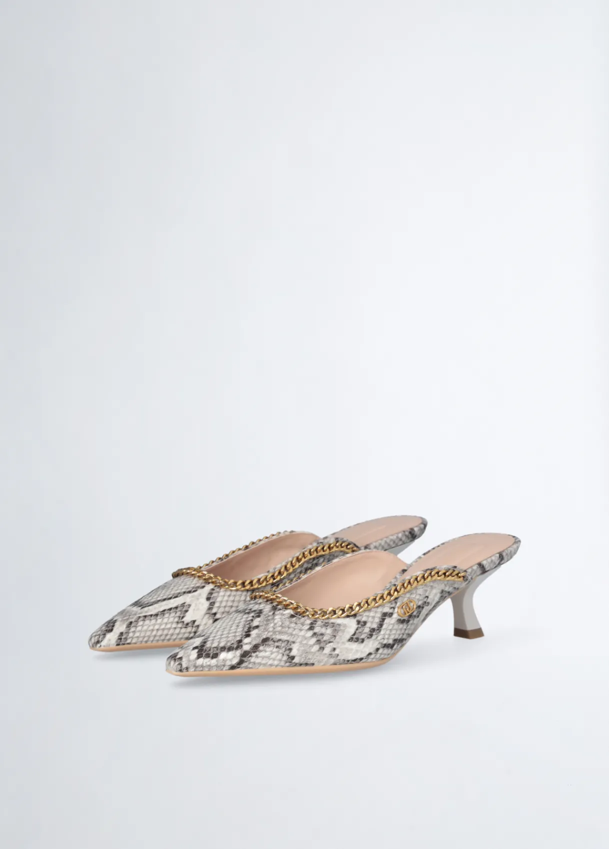 Liu Jo Mules imprimé python|Femme Escarpins