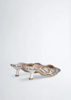 Liu Jo Mules imprimé python|Femme Escarpins