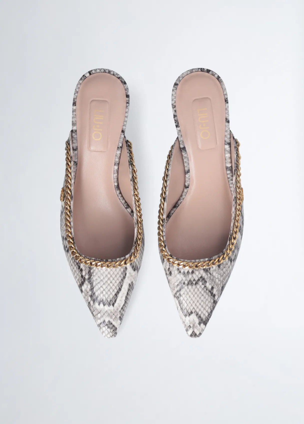 Liu Jo Mules imprimé python|Femme Escarpins