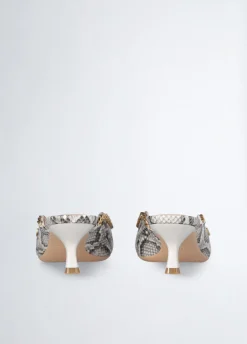 Liu Jo Mules imprimé python|Femme Escarpins