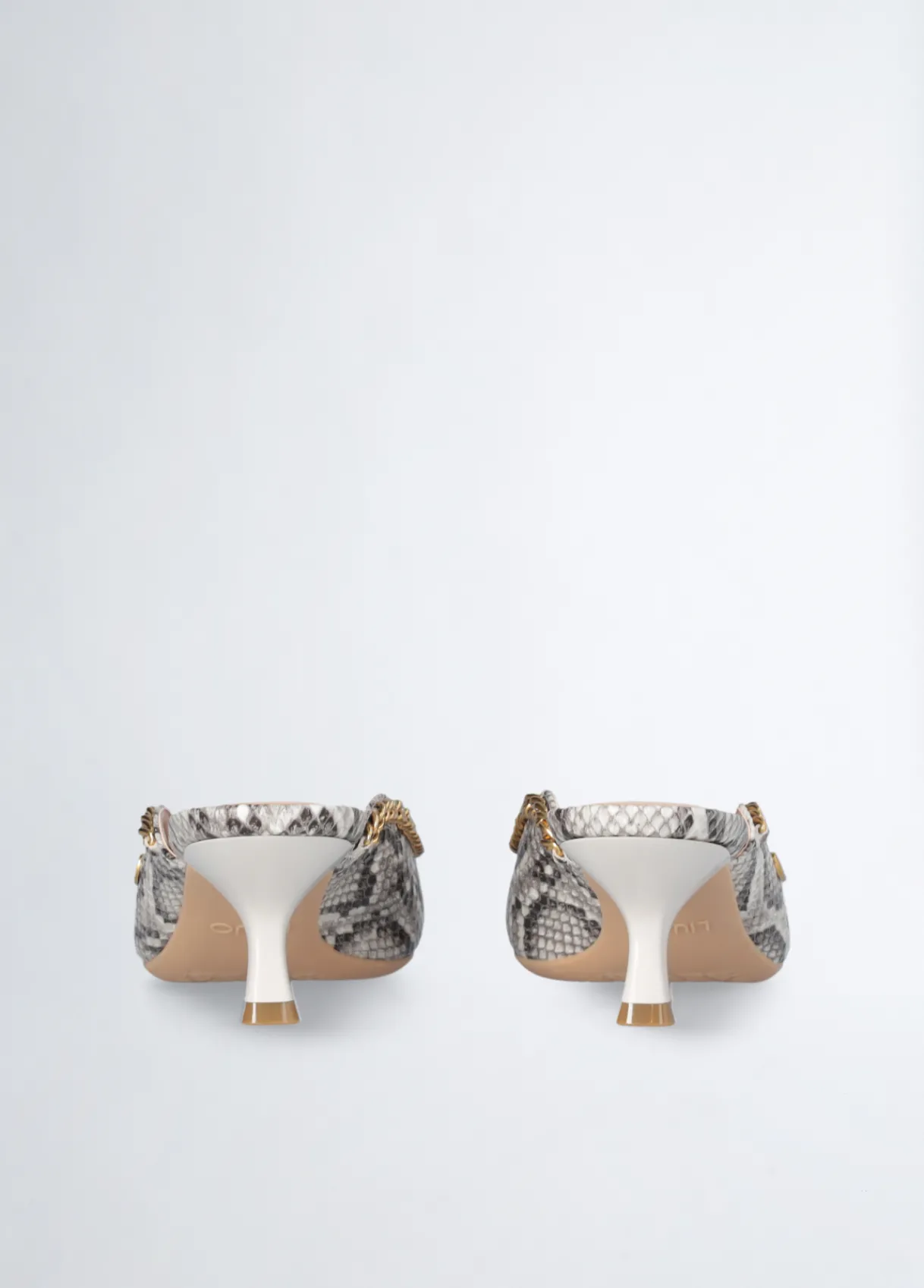 Liu Jo Mules imprimé python|Femme Escarpins