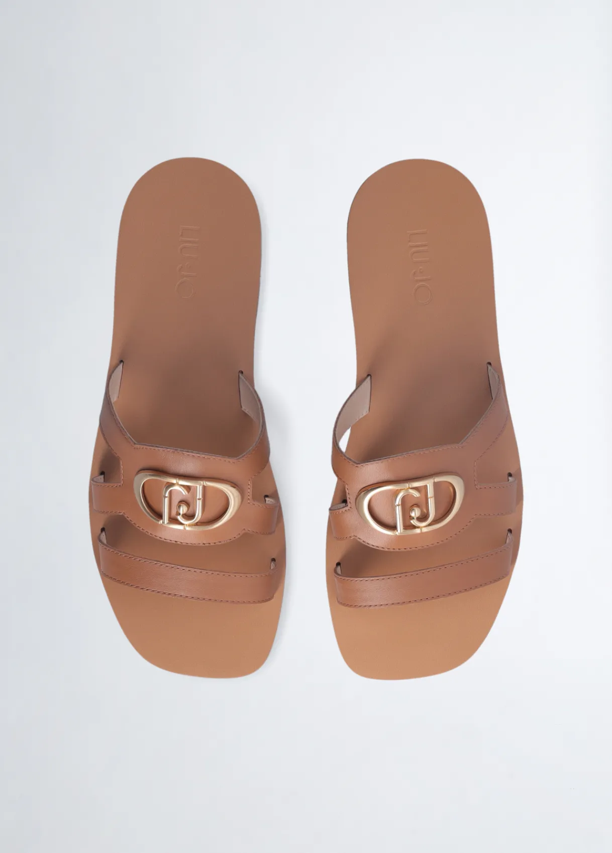 Liu Jo Mules plates avec logo|Femme Mocassins|Sandales