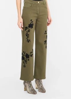 Liu Jo Pantalon avec broderies|Femme Pantalons