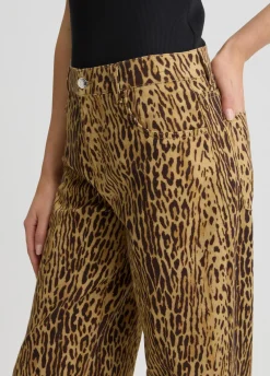 Liu Jo Pantalon avec imprimé animalier|Femme Pantalons