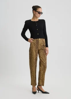 Liu Jo Pantalon avec imprimé animalier|Femme Pantalons