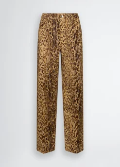 Liu Jo Pantalon avec imprimé animalier|Femme Pantalons