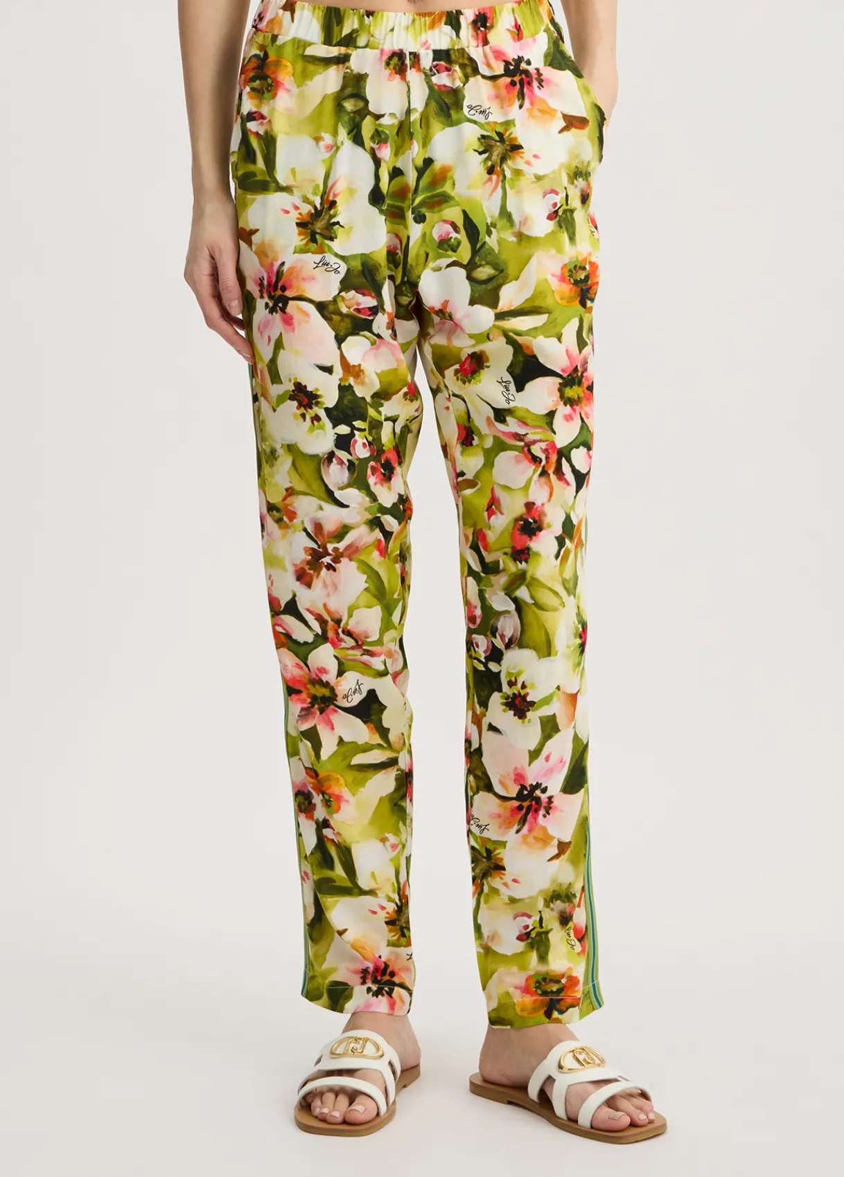 Liu Jo Pantalon avec imprimé|Femme Mode Plage|Pantalons