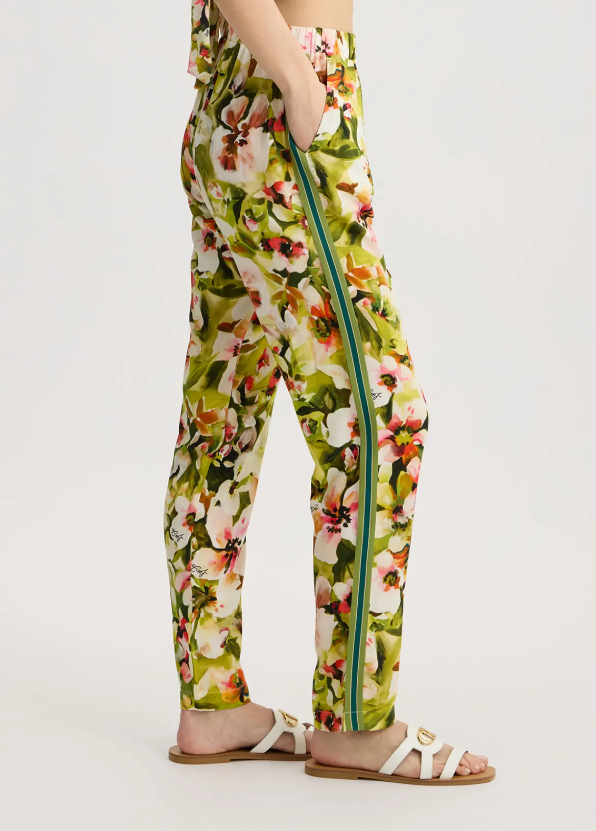 Liu Jo Pantalon avec imprimé|Femme Mode Plage|Pantalons