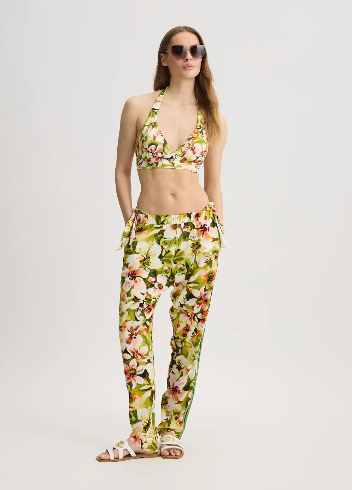 Liu Jo Pantalon avec imprimé|Femme Mode Plage|Pantalons