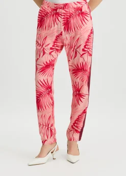 Liu Jo Pantalon avec imprimé floral|Femme Mode Plage|Pantalons