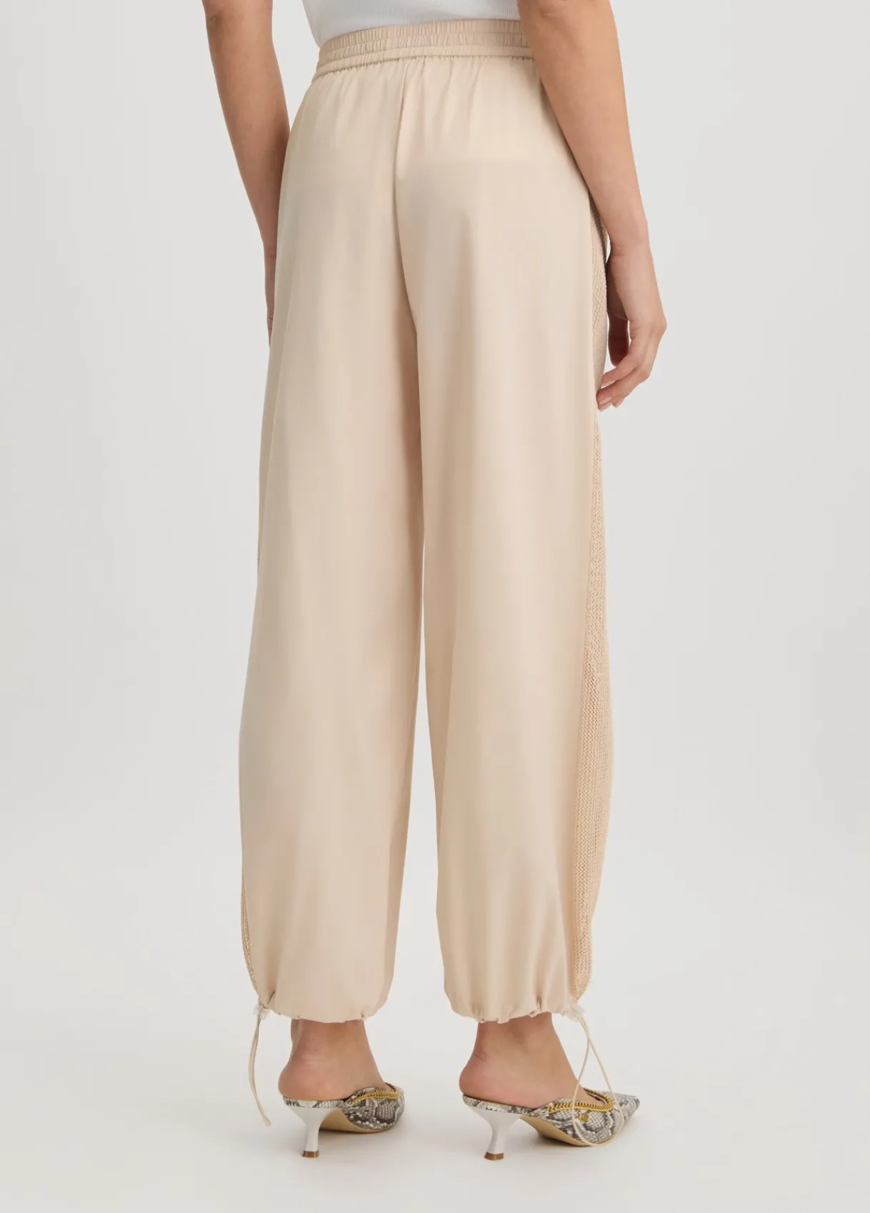 Liu Jo Pantalon avec insert en résille|Femme Vêtements De Sport|Pantalons