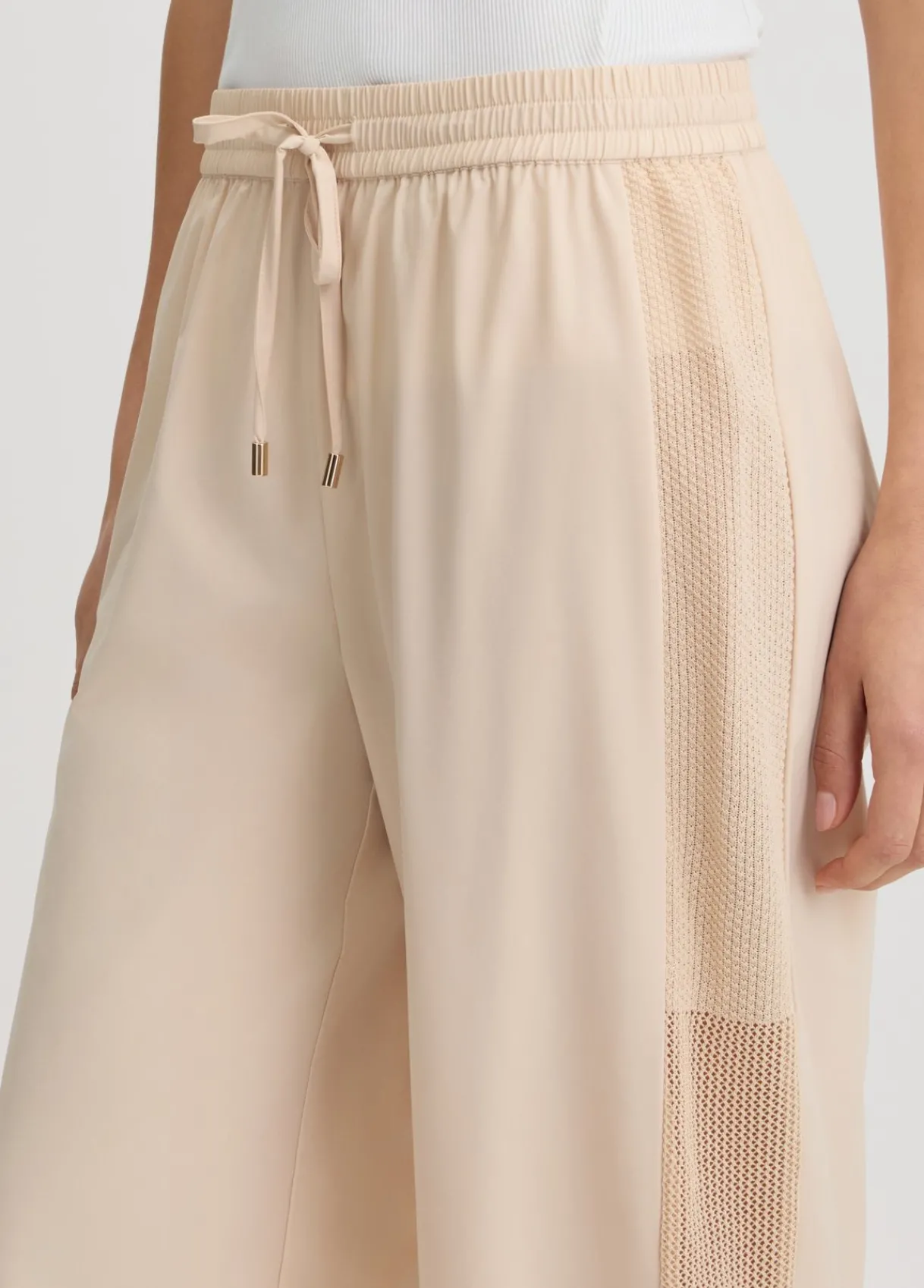 Liu Jo Pantalon avec insert en résille|Femme Vêtements De Sport|Pantalons
