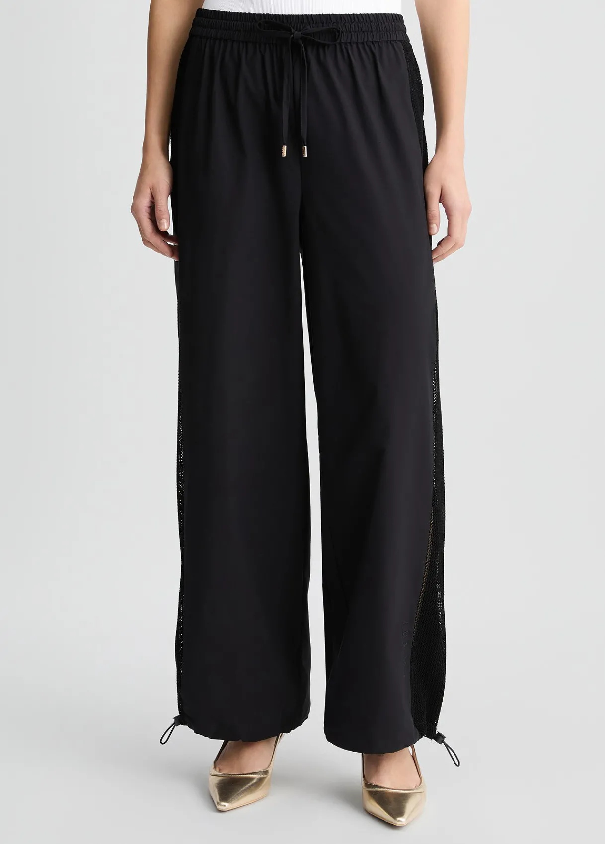 Liu Jo Pantalon avec insert en résille|Femme Vêtements De Sport|Pantalons
